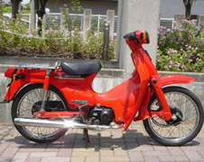 赤カブ(SUPER CUB)